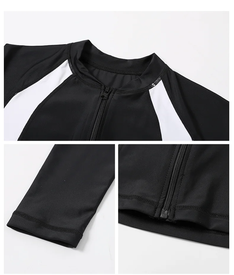 Swimwear Women's Swim Fitness Rush Guard Outdoor Sports Swimming Diving Surfing 5-Piece Set Long Sleeve Leggings Shorts Bikini