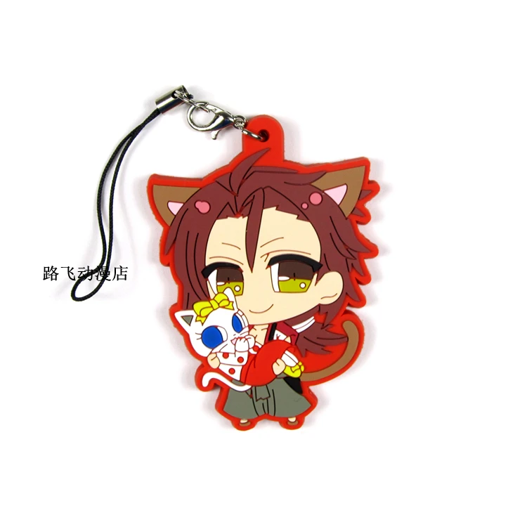 Экшн-фигурка Hakuouki Yukimura Jiziru Hijikata Toshizo Okita Souji Saitou Hajime резиновая модель брелка
