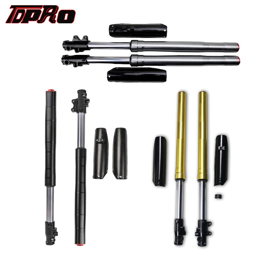 

TDPRO Upside Down 45mm 48mm Front Forks Shocks Absorber Dirt Pit Bike Motorcycle 110cc 125cc 150cc 700/735mm Front Inverted Fork
