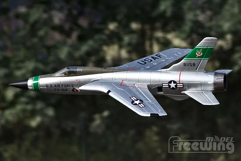 Freewing самолет 64 мм F-105 F105 Thunderchief rc EDF реактивный самолет игрушка хобби