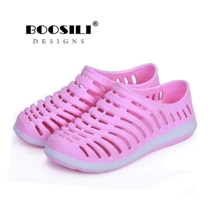 

2019 Real New Sapatos Mulher Sandalias Mujer Sandals Boosili 2018new Womens Double Colored Hole Shoes Garden Lady's Clogs Tide