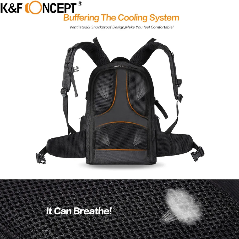K & F CONCEPT Водонепроницаемый Камера Рюкзак Мульти функциональные DSLR SLR Камера/видео