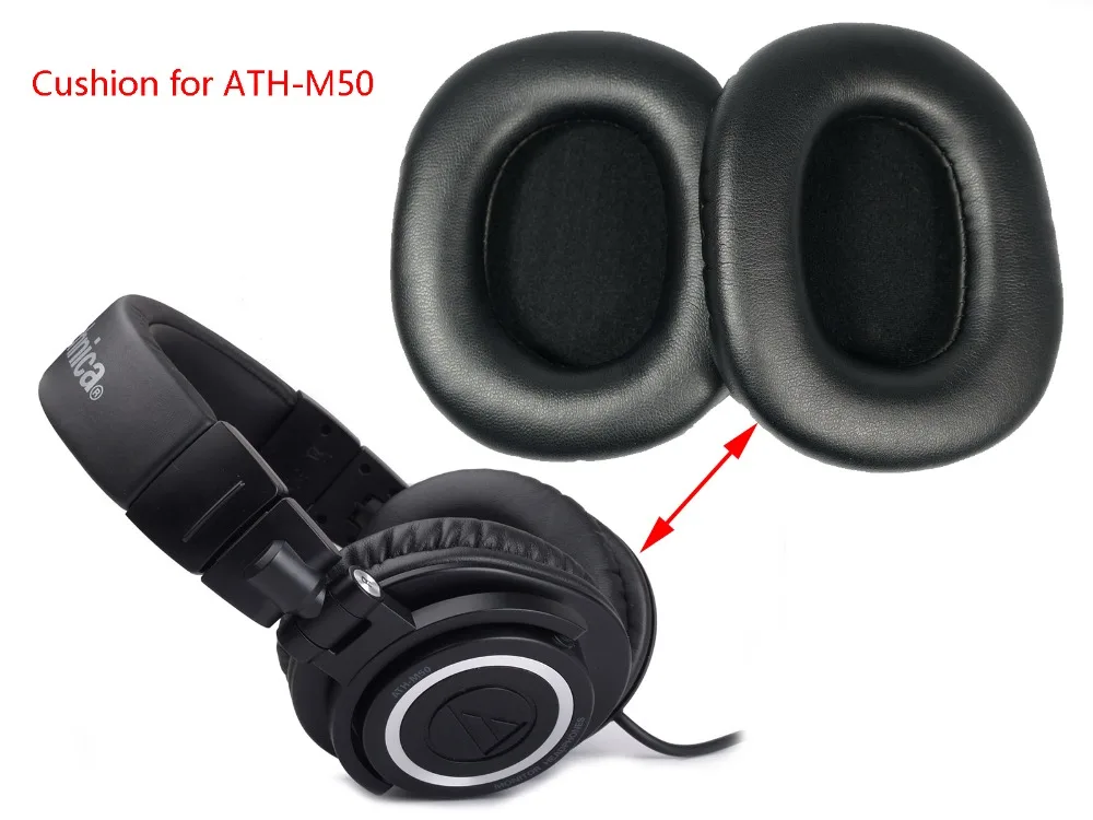 10 пар сменных подушек/подушек для наушников Audio Technica ATH M50X M50F CWH M50Xbl
