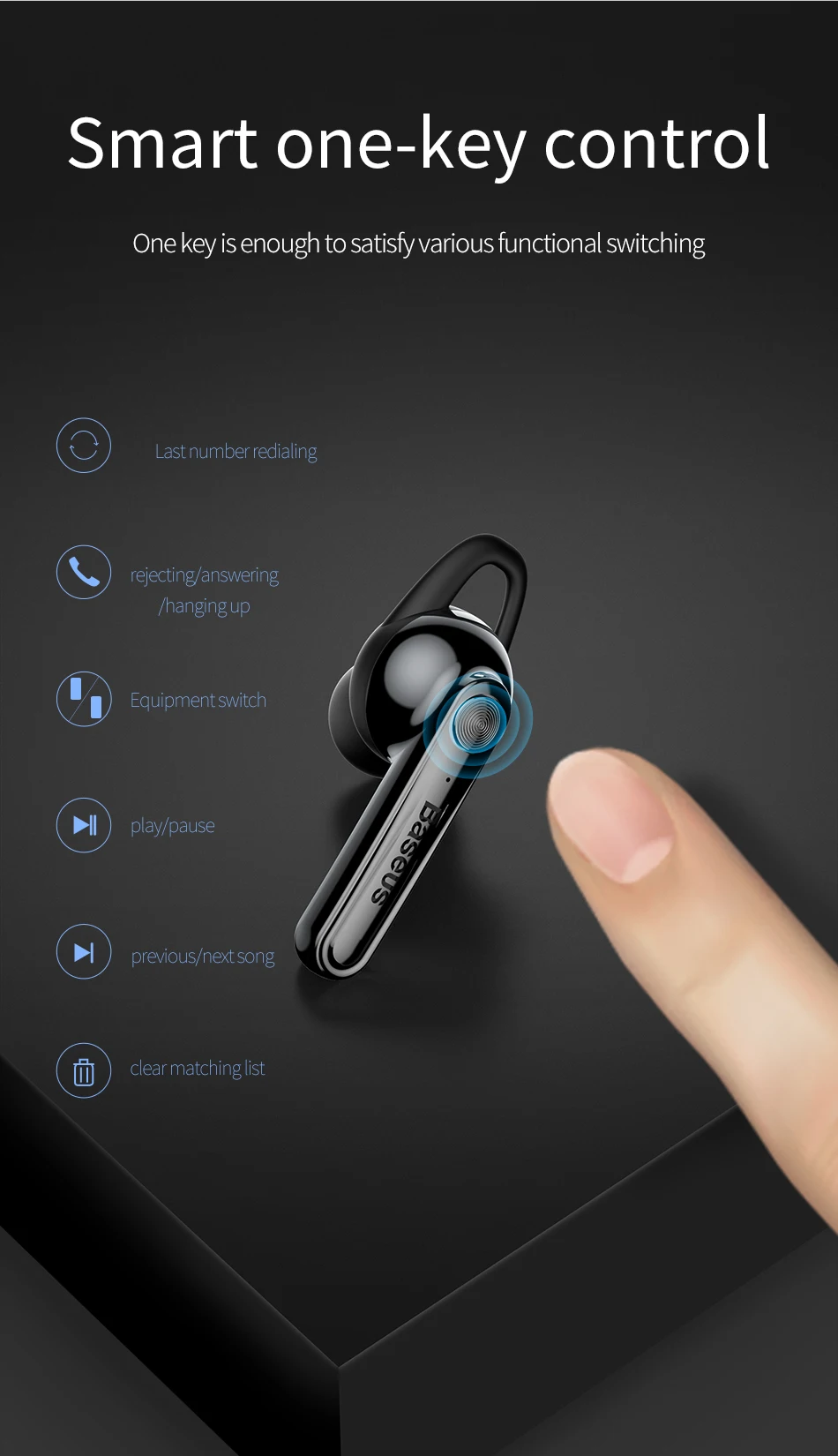 Baseus, беспроводные наушники, Bluetooth, магнитные наушники, зарядка через usb, гарнитура, свободные руки, стерео наушники с микрофоном для iPhone, Xiaomi