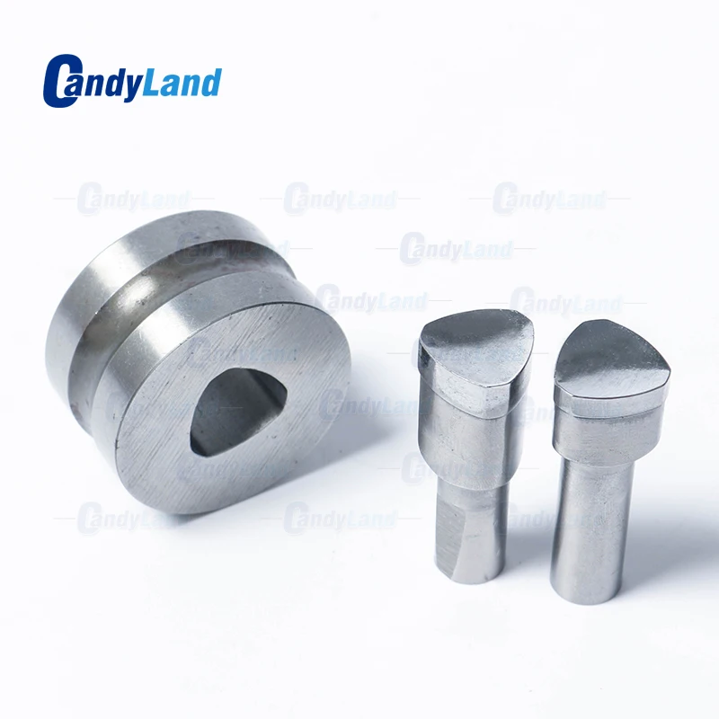 

CandyLand Triangle Tablet Die Pill Press Die Candy Punch Die Set Custom Logo Punch Die Cast Pill Press For Tablet TDP Machine
