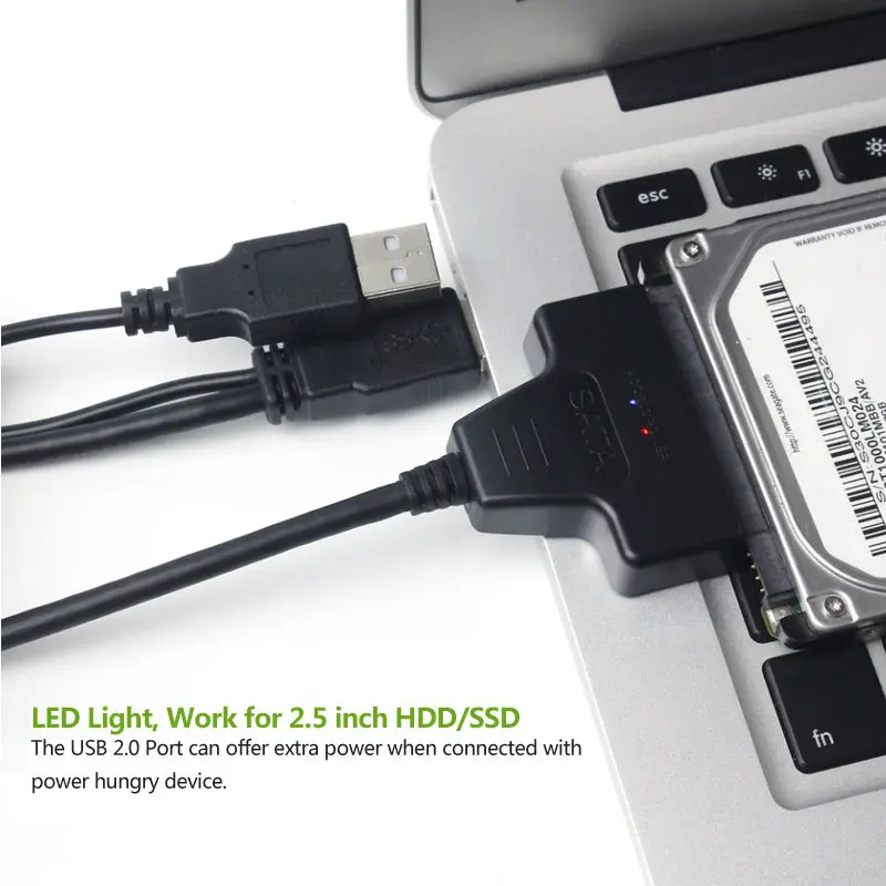 Супер Скоростной адаптер SATA USB 3 0 к III 22 контактный конвертер для 2 5 &quotHDD/SSD