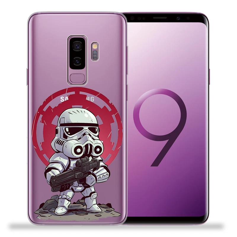 Звездные войны для крышки samsung Galaxy S9 S8 S10 плюс S7 S6 край S10 Lite Примечание 8 9 Дарт Вейдер R2-D2 йода Мягкая Обложка Etui - Цвет: 03