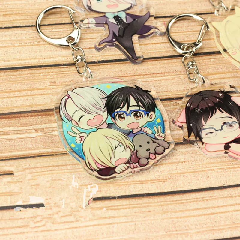 Аниме Yuri! Брелок на льду Victor Nikiforov Yuri подвеска katsuki милый персонаж фигурка для