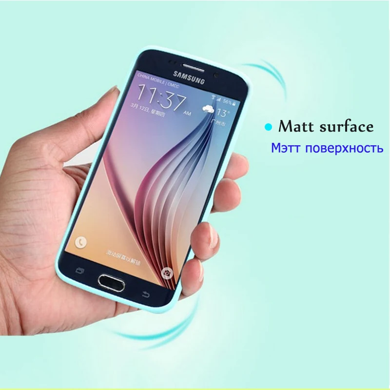 Силиконовый чехол SIXEVE ярких цветов для samsung Galaxy S8 Plus S4 S5 Neo S6 S7 Edge Note 8 5 4 3 из ТПУ |