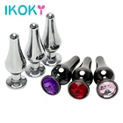 Анальная пробка IKOKY для массажа простаты, Анальная пробка, Эротическая интимные игрушки для женщин