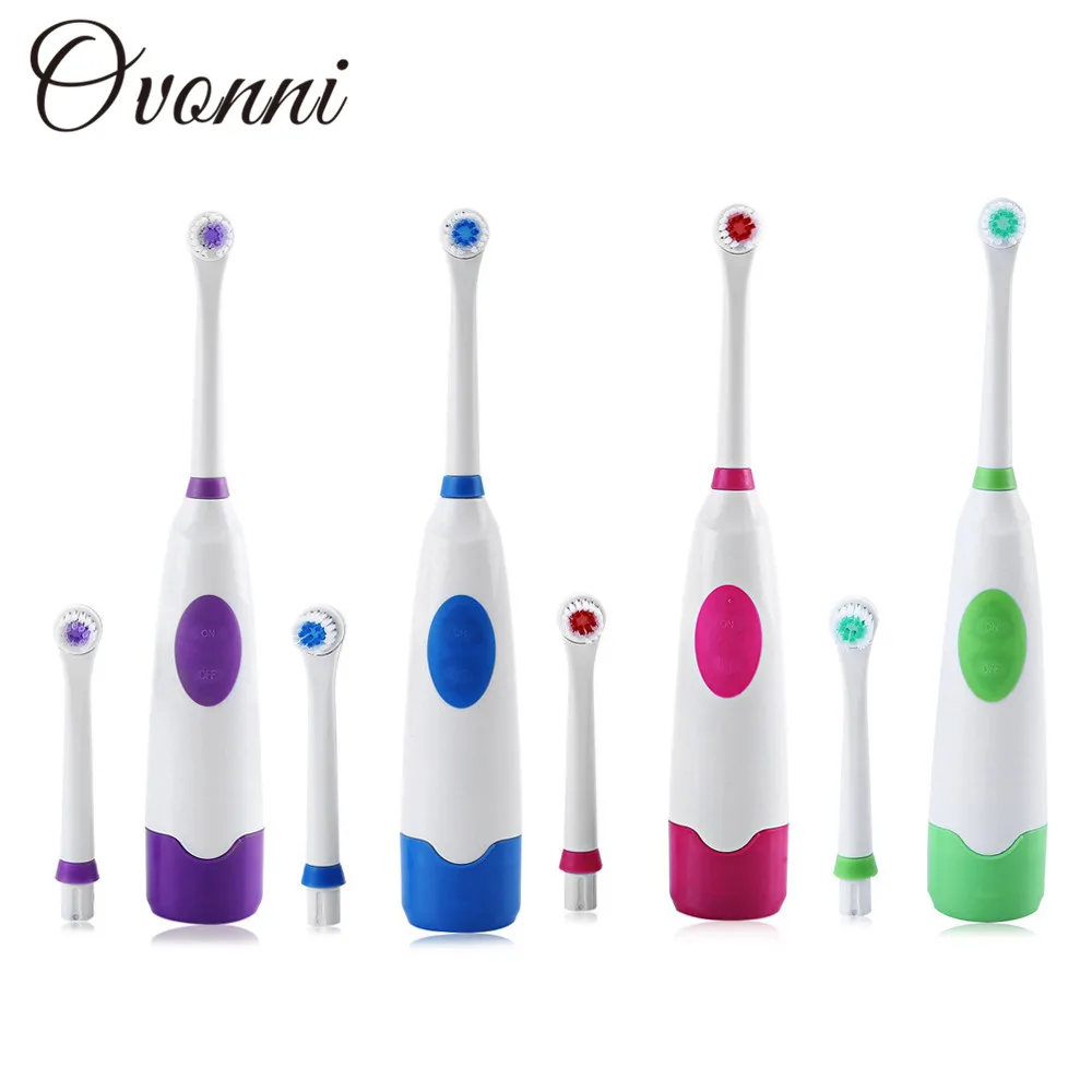 Электрическая гигиена полости рта зубная щетка с 2 щеточными головками для детей