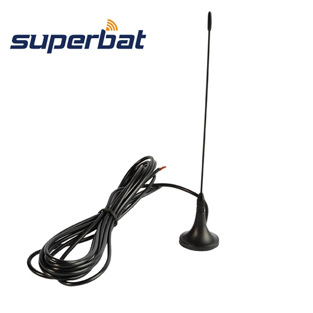 

Superbat 3dbi Aerial 433Mhz Antenna Signal Booster 50W Input SMA Male Connector 3M Cable Magnetic Base for Ham Radio Customizabl