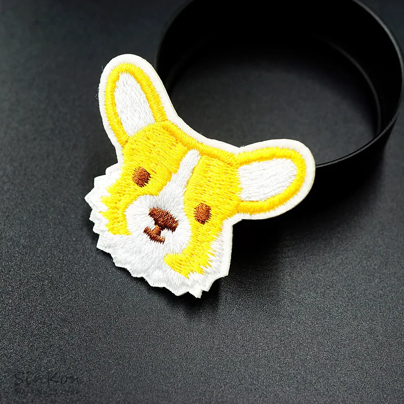 Вышитая аппликация Corgi Dog (Размер: 4 0x4 6 см)|badge patch|sewing patchpatches embroidered |