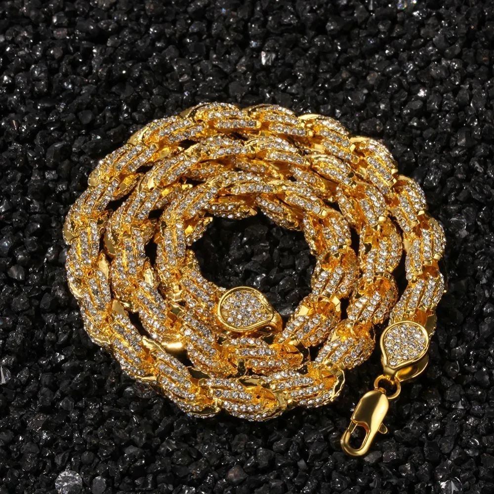 BLING KING NE+ BA 9 мм посеребрянное ожерелье и браслеты полностью из страз Bling Biling модные ювелирные изделия Хип-хоп
