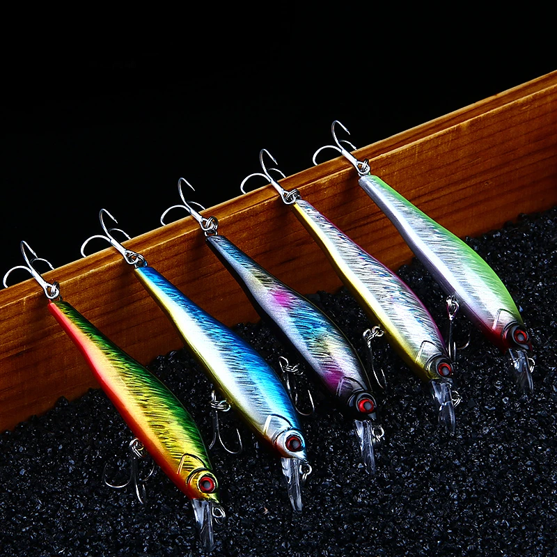 Искусственная жесткая Приманка Minnow разноцветная бионическая бросающая