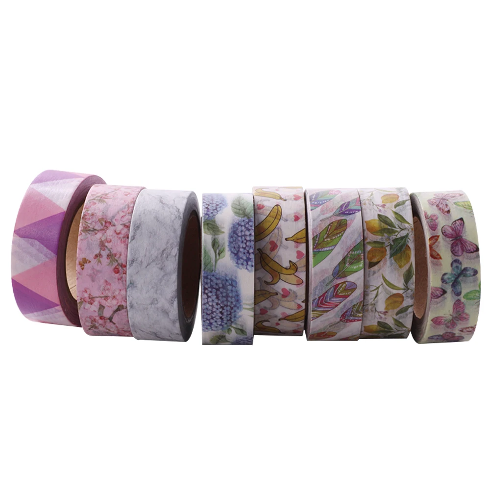 AAGU Новое поступление 15 мм * 10 м свежие фрукты васи лента банан виноград