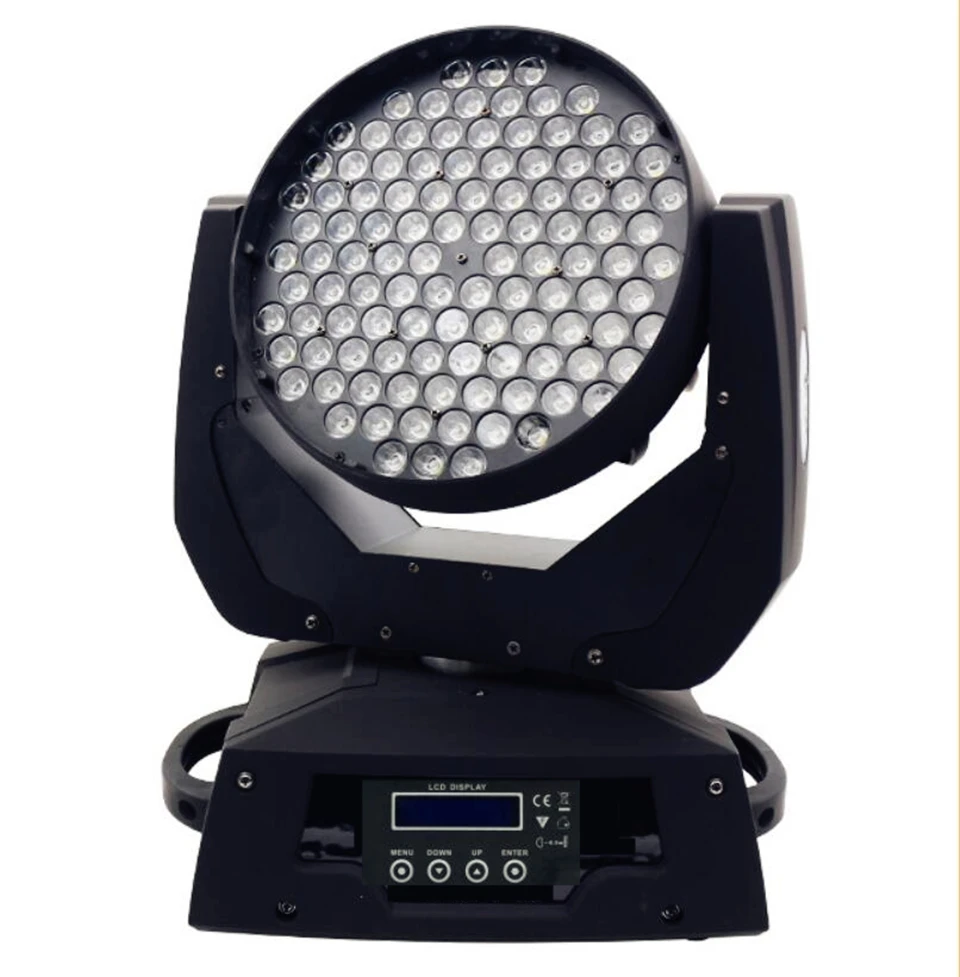 108x3W RGBW Zoom Led Moving Head Light DMX512 Wash Beam Effect led wash moving head light | Лампы и освещение