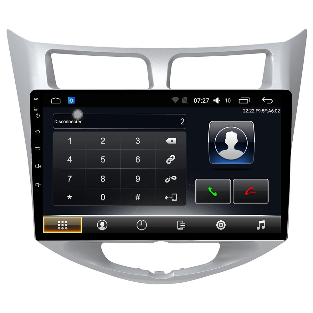 Авторадио android 7 1 Автомобильный GPS навигатор для современного verna 2012 2016 Аудио