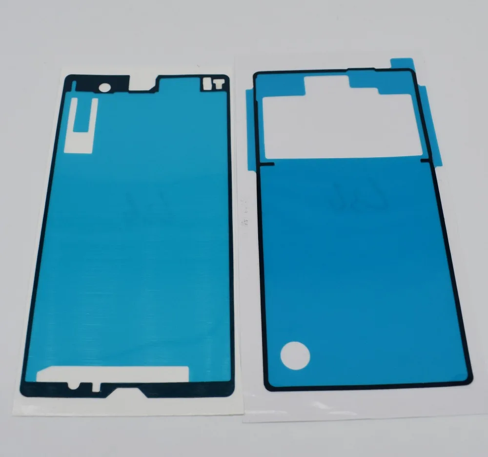 50 комплектов Крышка корпуса задняя крышка наклейка для Sony Xperia Z L36h C6602 C6603 передняя
