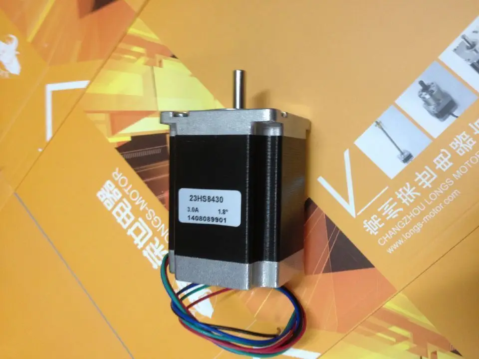 DE Ship EU free shipping no tax 4pcs Nema 23 stepper motor 272oz.in 3.0A 4WIRES 23HS8430 CNC Router Cut Laser Engraving | Обустройство