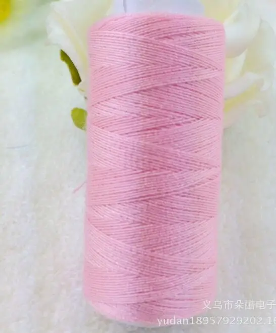 pink 2 шт цвета полиэстер отличные катушки ниток для шитья 250 ярдов многоцветные высокого качества - Цвет: pink