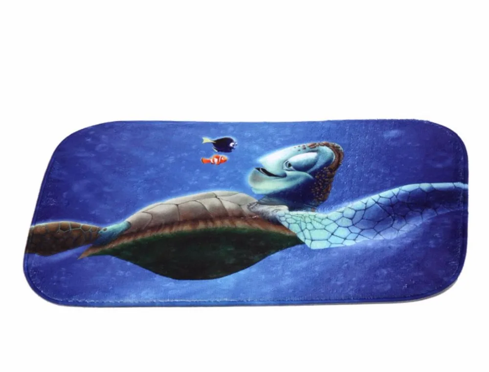 Коврики для ванной с синей морской черепашкой 40 х60 см|fleece carpet|carpeting carpetsrug carpet |