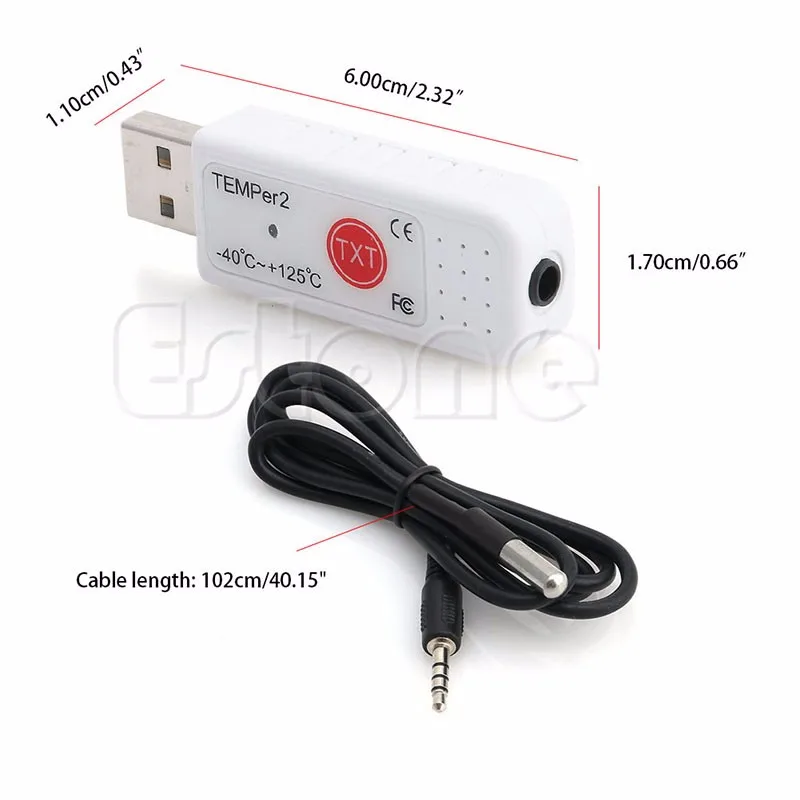 USB термометр гигрометр датчик температуры регистратор данных рекордер для ПК ноутбука