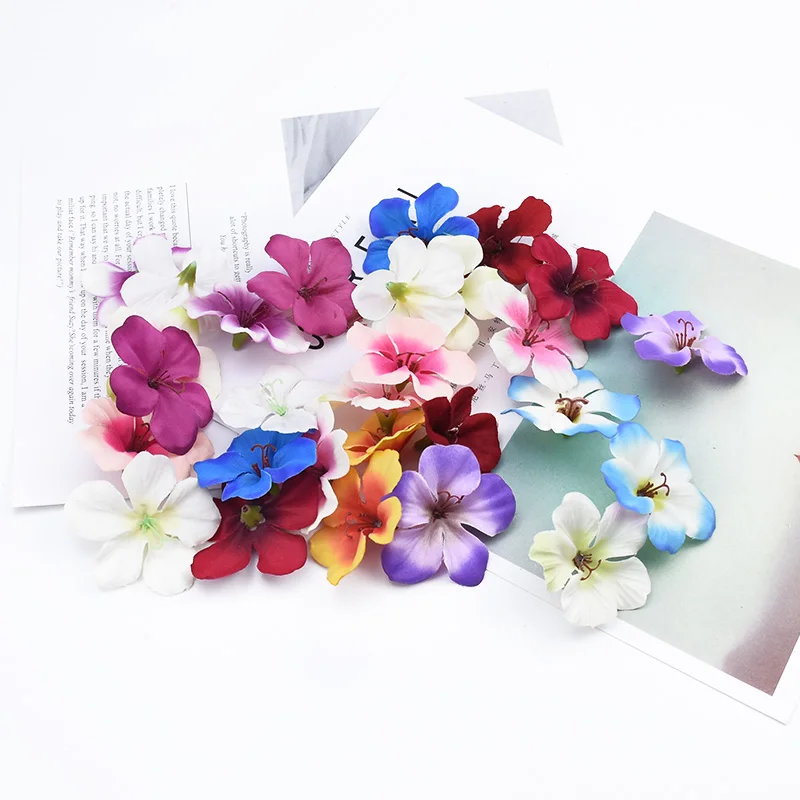 50 шт. Шелковый Вишневый Скрапбукинг Рождественский Декор для дома свадебный