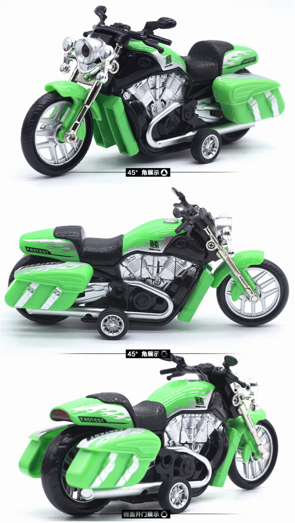 Новая высокая имитация сплава литья под давлением 1:18 Harley Road King специальный