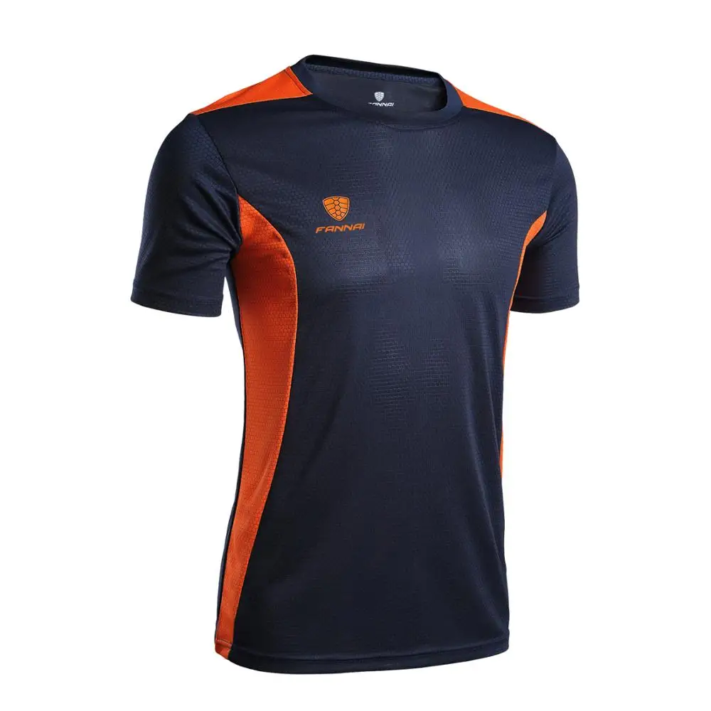 FANNAI Soccer Jerseys Men Customized Slim Fit Short-sleeve Sport shirt Football Shirts Training Summer Running Jersey | Спорт и