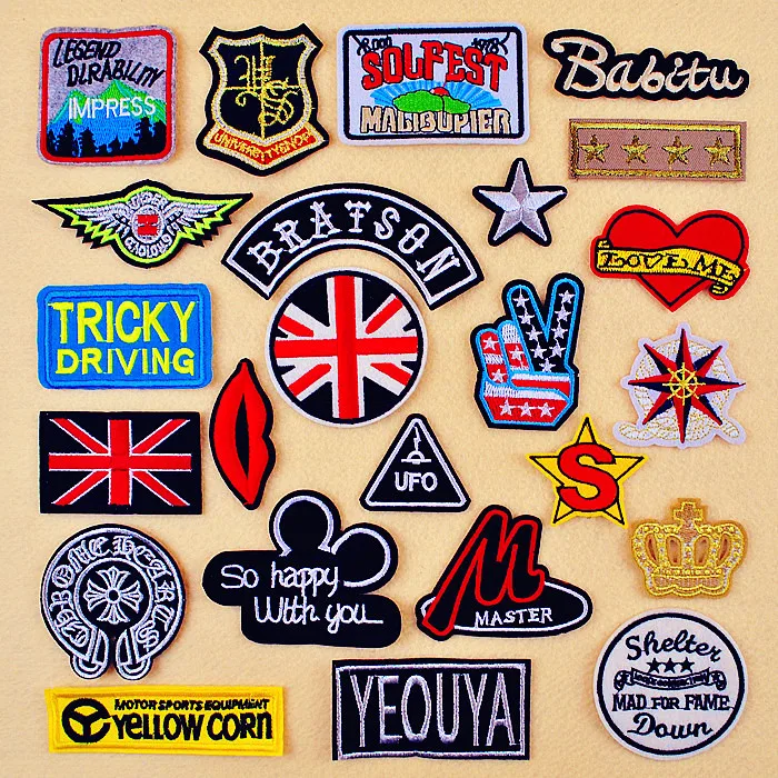 Индивидуальная Женская одежда брюки декоративная искусственная нашивка вышивка