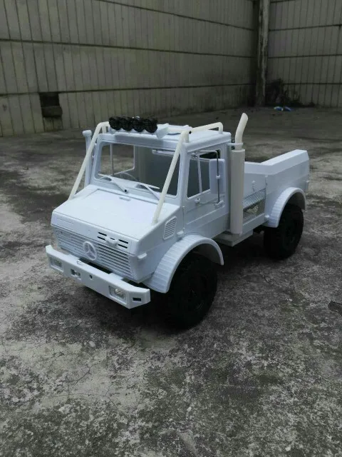 Масштаб 1/10 гусеничный самосвал грузовик 4x4 неокрашенный корпус наборы без клея