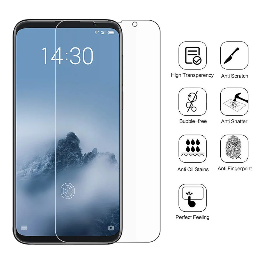 

Защитное стекло для Meizu 16 (16X) 16th Plus, закаленное, 2 шт.