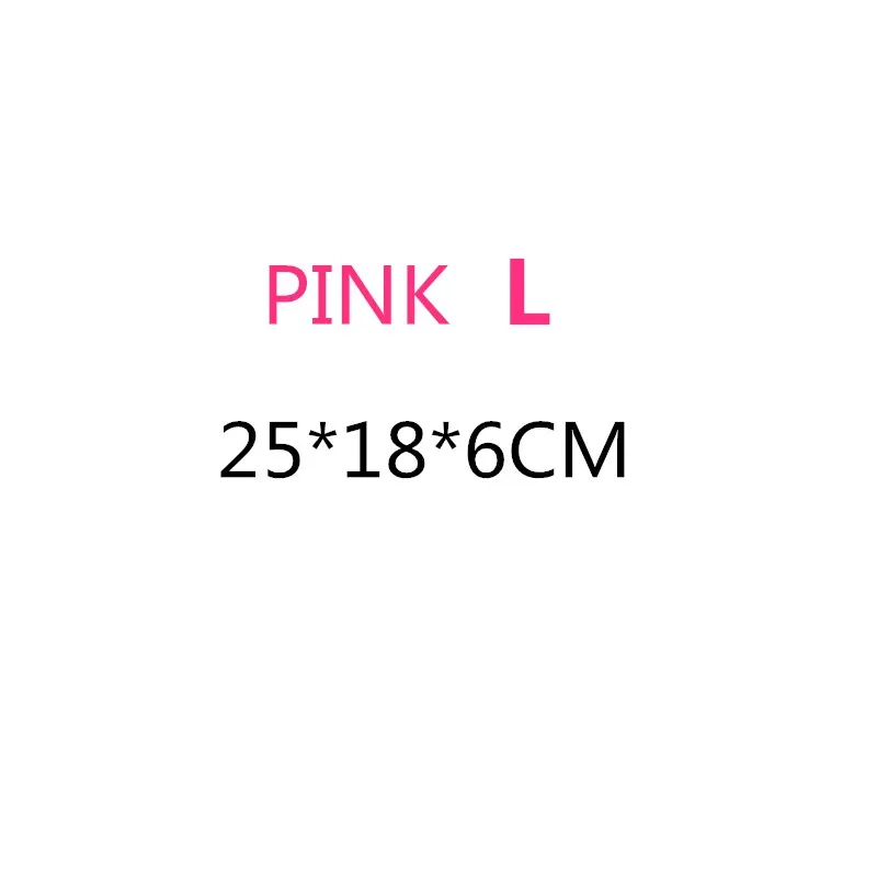 Pink L Прозрачные водонепроницаемые сумки для плавания Спортивная Дорожная сумка для хранения для купания молния Прозрачная ПВХ органайзер карман для телефона - Цвет: Pink L