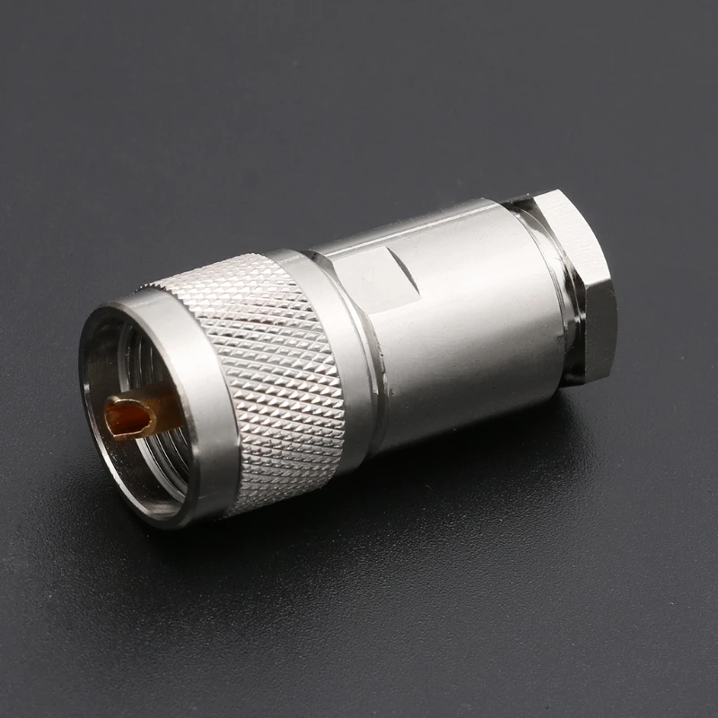 RF коаксиальный адаптер UHF штекер PL259 зажим RG8 RG165 RG213 LMR400 разъем|Соединители| |