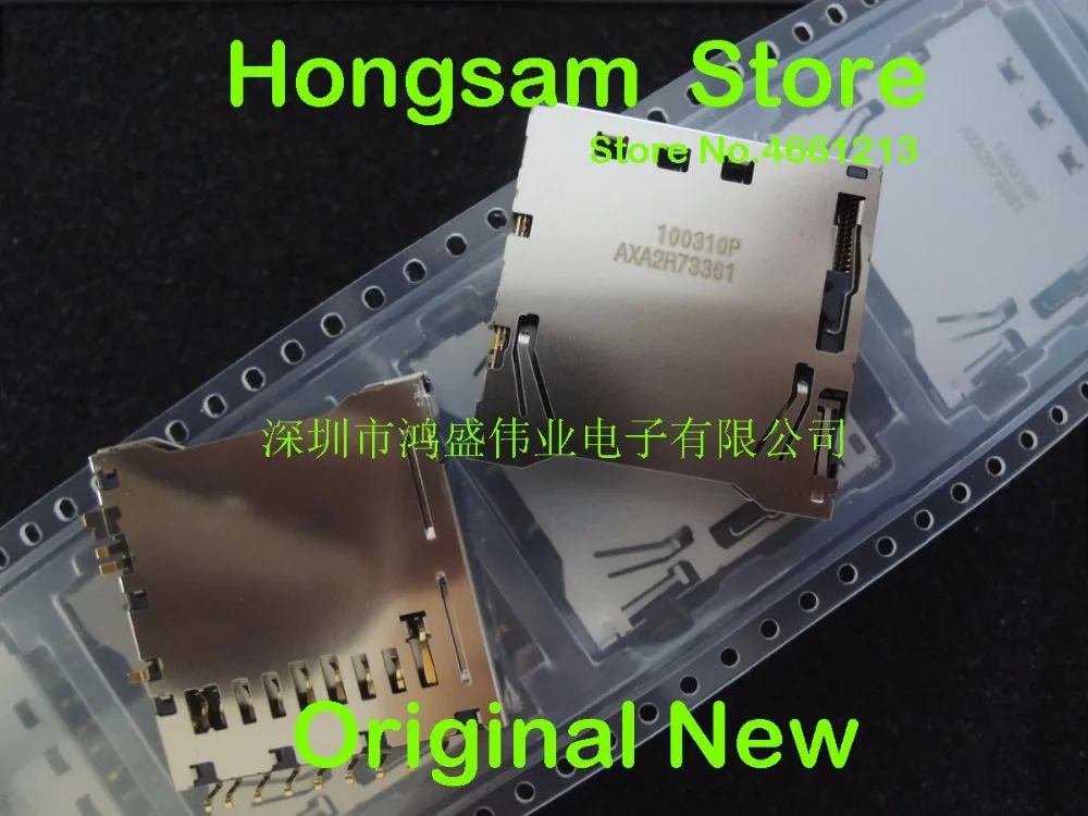 (10 шт.) оригинальный AXA2R73061 AXA2R73061P AXA2R73361 AXA2R73361P разъем для SD карты|Коннекторы и