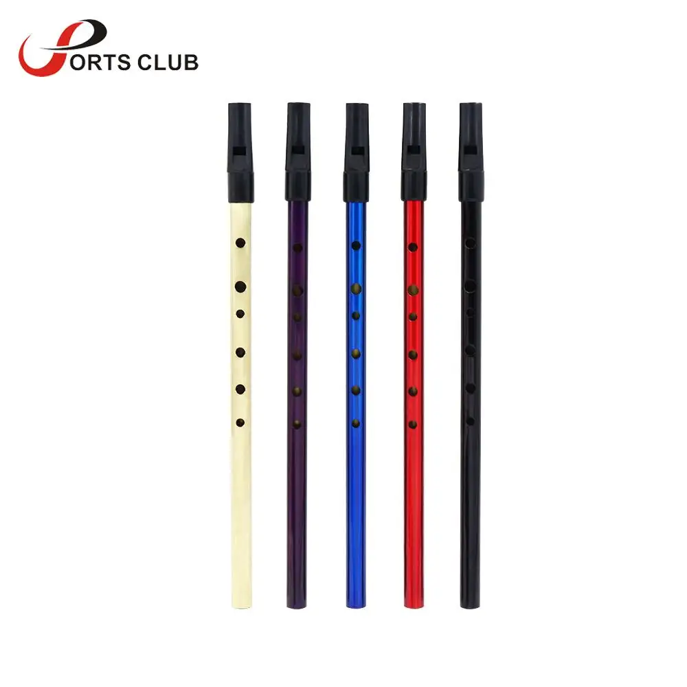 Роскошный традиционный жестяной Пенни свисток с 6 отверстиями музыкальный