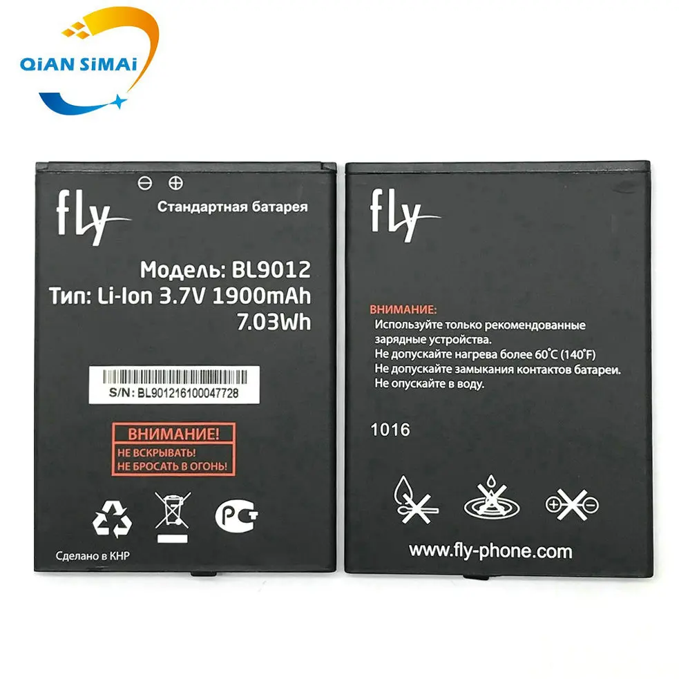 Аккумулятор BL9012 1900 мАч для FLY FS508 Cirrus6 FS509 Nimbus 9 мобильный телефон с кодом