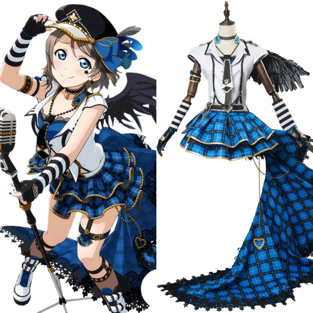 LoveLive солнце Ватанабе букет Косплэй панк одежда в стиле рок Костюмы для косплея на