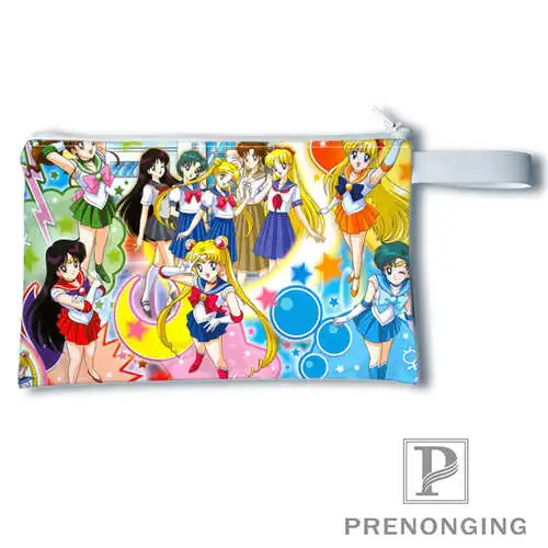 Custom Sailor_Moon Кошелек для монет с принтом кошелек на молнии Zero сумочки телефона