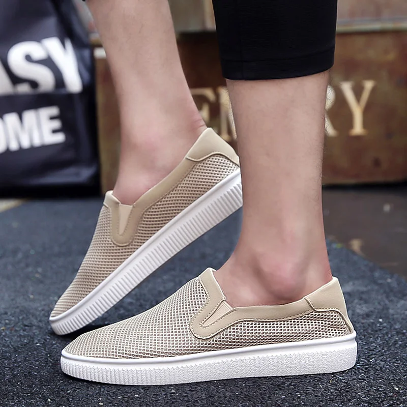 2017 Мужчины Mesh обувь Кроссовки Открытые Летние Случайные Мужская Обувь Дышащий