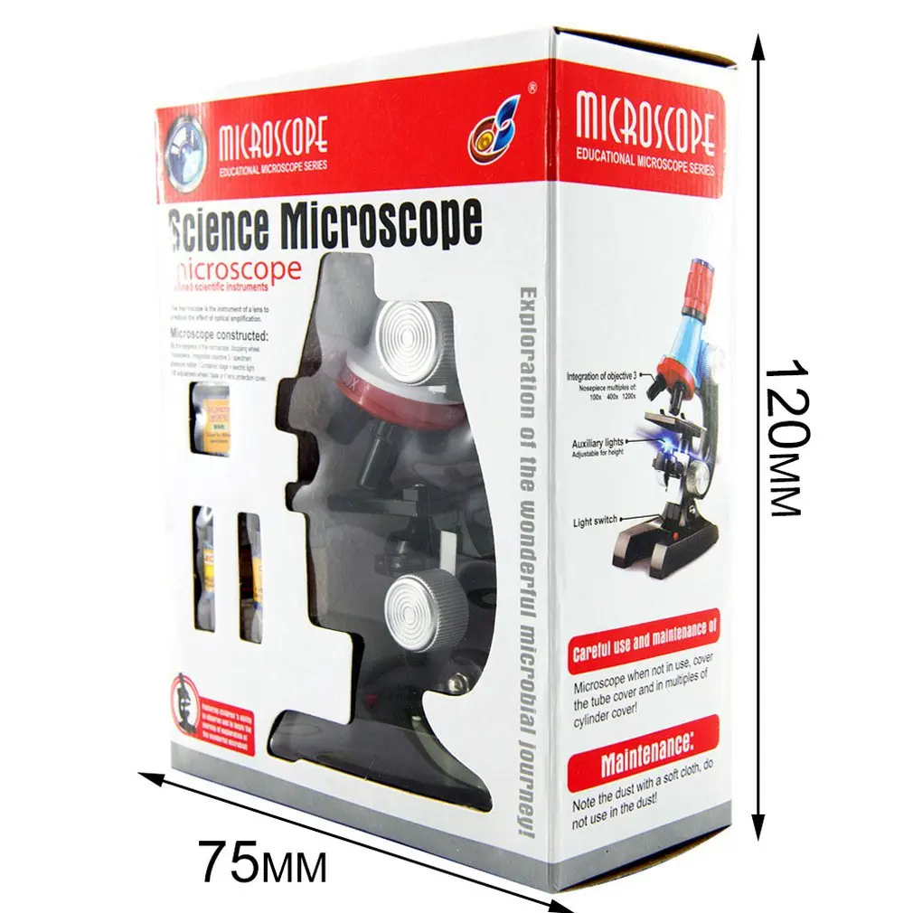Новые модные креативные HD высокой мощности Портативный микроскоп 1200 раз зум