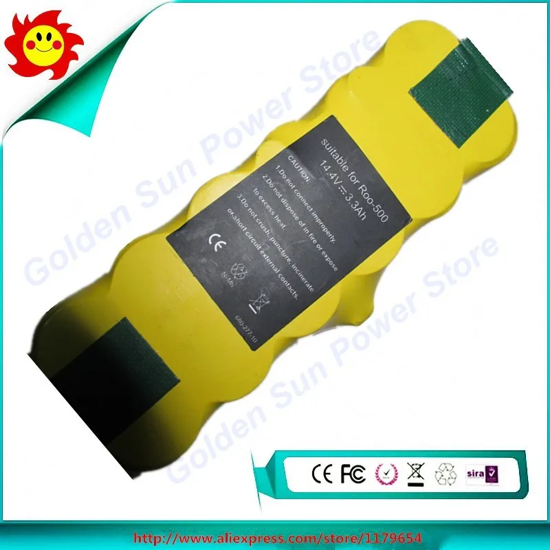 Новый аккумулятор 14 4 В Ni MH 3300 мАч для iRobot Roomba 500 620 700 серии 80501 530 510 780 770 760
