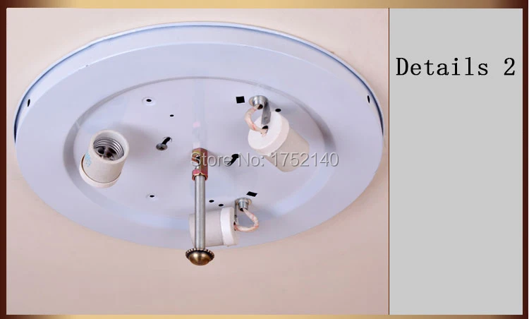 Средиземноморский Хрустальный витражный потолочный светильник сиреневого