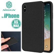 for iPhone XS Max Case Nillkin Synthtic Fiber Back Cover Case for iPhoneXS Phone Case for iPhone XR X XS Max Nilkin Hard Case