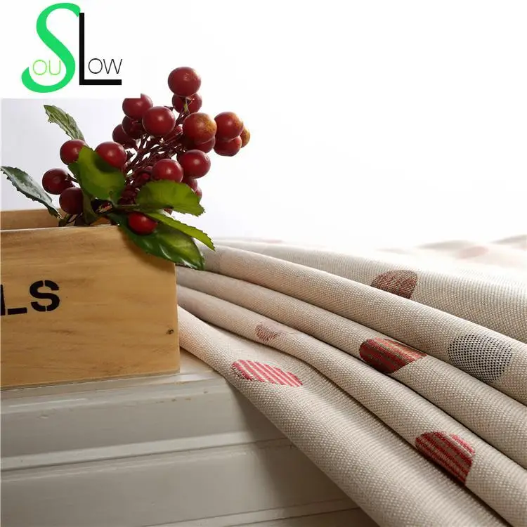 Круглые жаккардовые занавески с точностью ткань для оформления окон гостиной