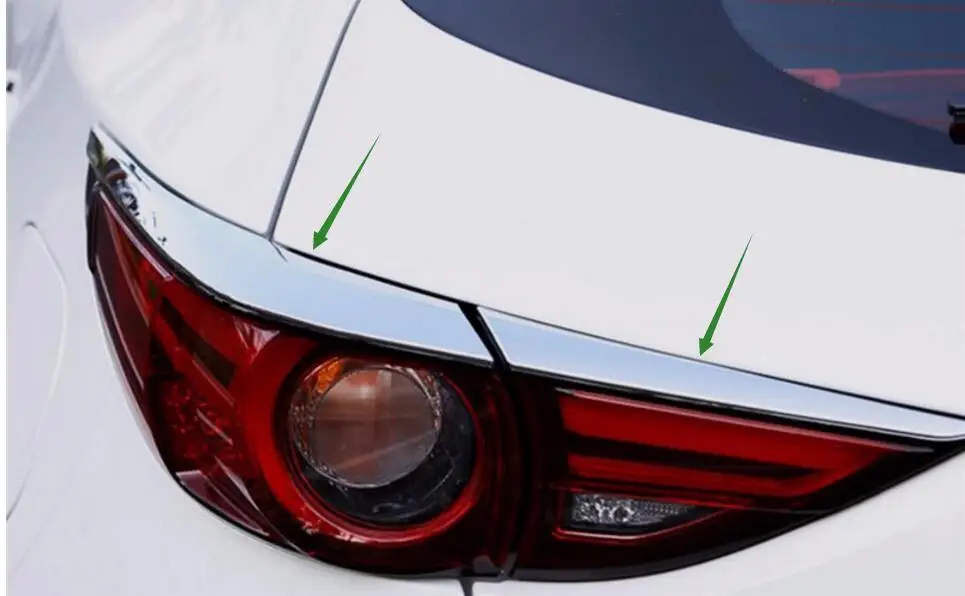 Стайлинг автомобиля задний фонарь рамка ABS хромированная отделочная панель 4 шт.