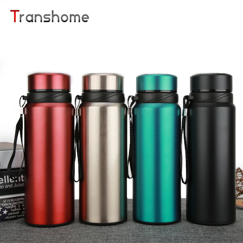 Термокружка Transhome 750 мл термосы для путешествий из нержавеющей стали бутылка воды