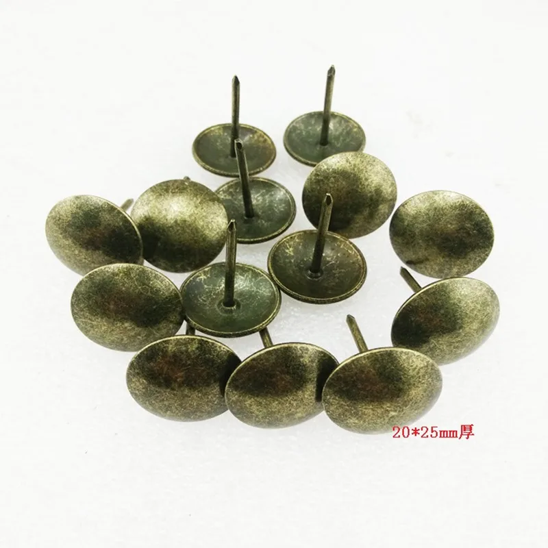 20*25mm 100pcs thicken furniture nails decorative upholstery bubble tacks antique luggage bag sofa head hardware | Обустройство дома