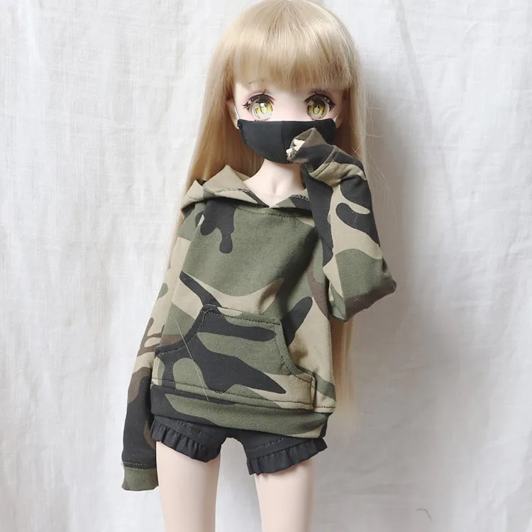 Камуфляжная куртка для BJD 1/6 YOSD 1/4 MSD 1/3 SD16 SD17 Одежда для кукол CWB159
